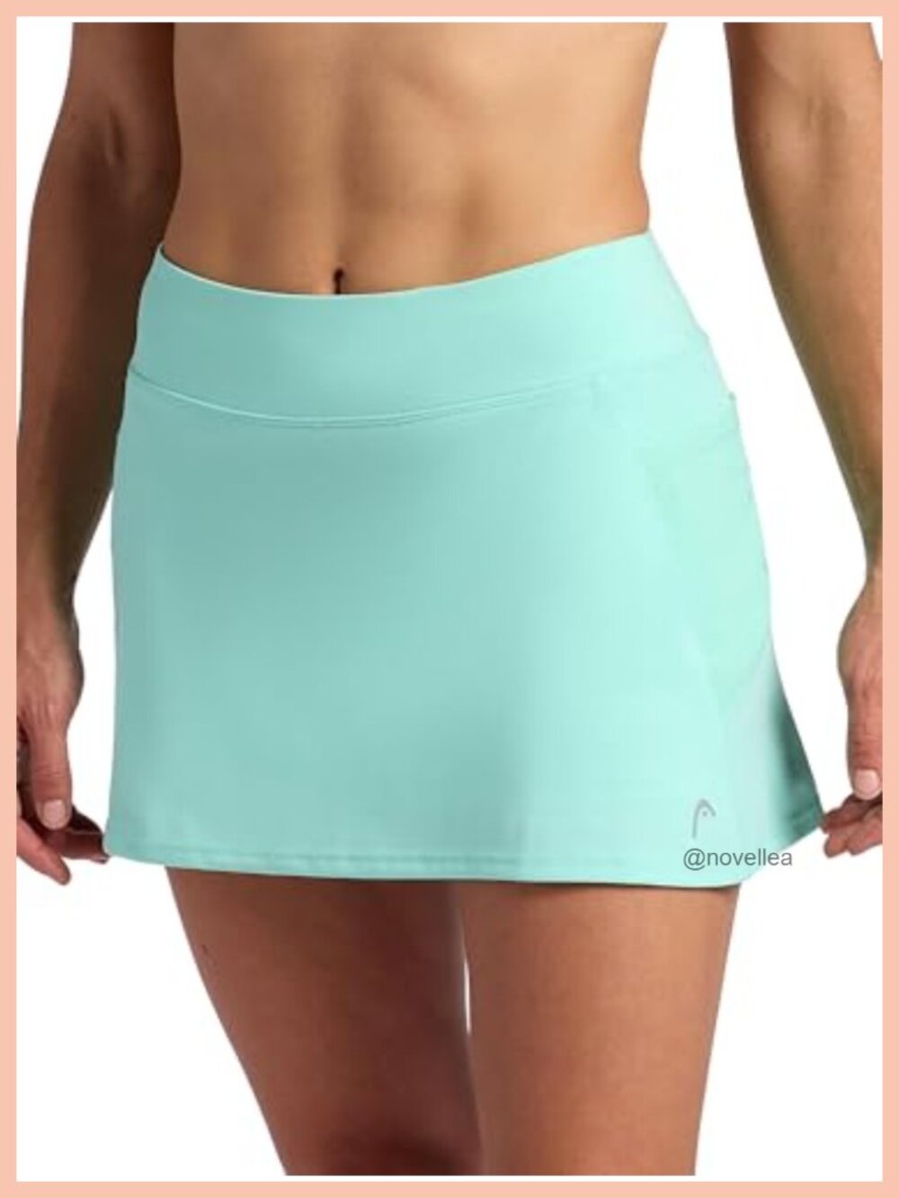 Women's Mesh Panel Skort 13" Inseam Built-in Compression Shorts